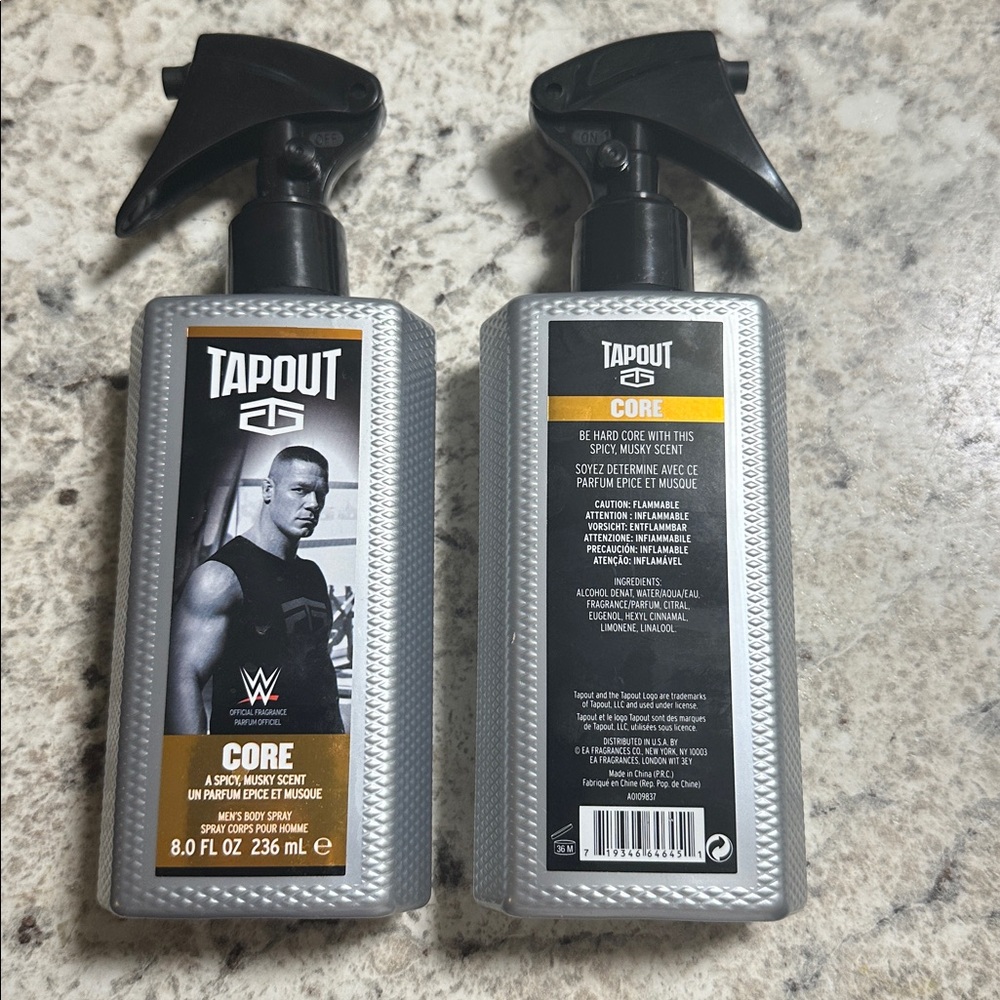 2 Tapout Core Body Spray - 8.0 OZ